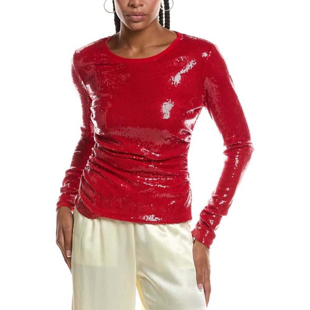 Diane Von Furstenberg Womens  Marlene Sequin Top